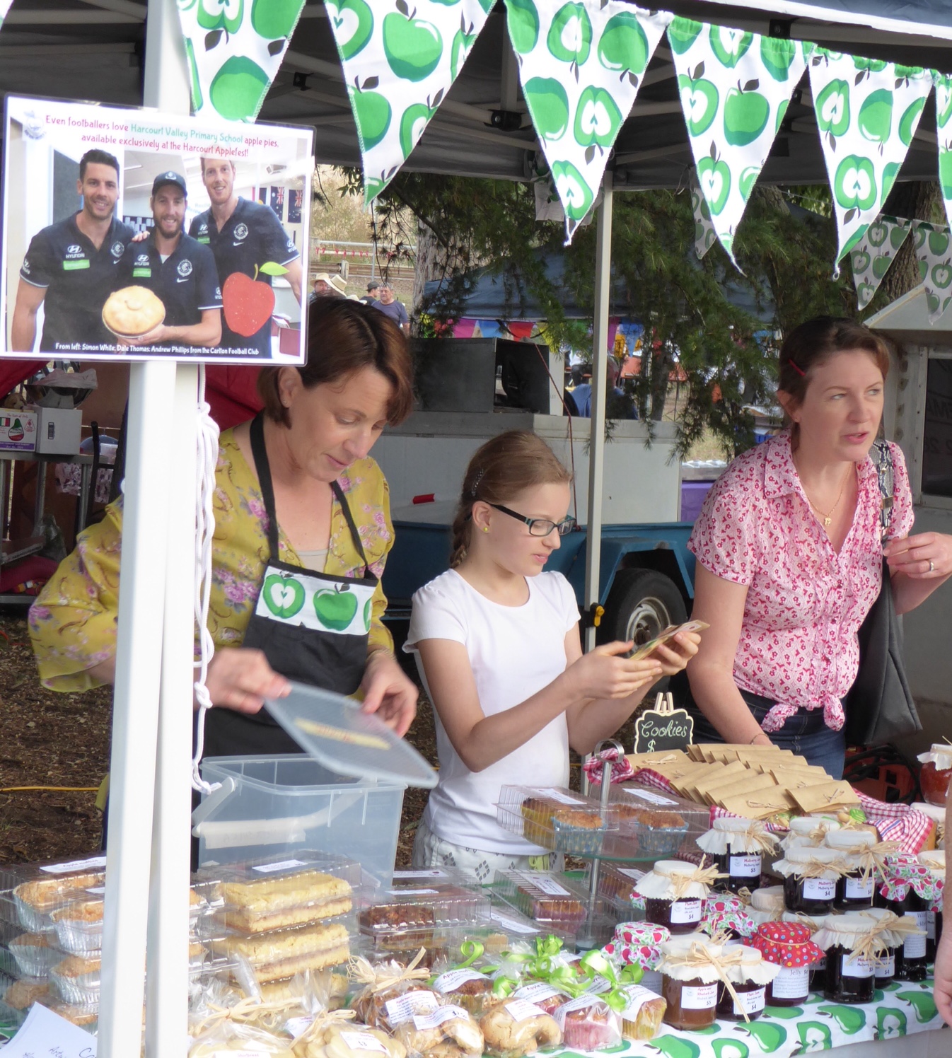 HVPS Market Stall at Harcourt Applefest – Applefest